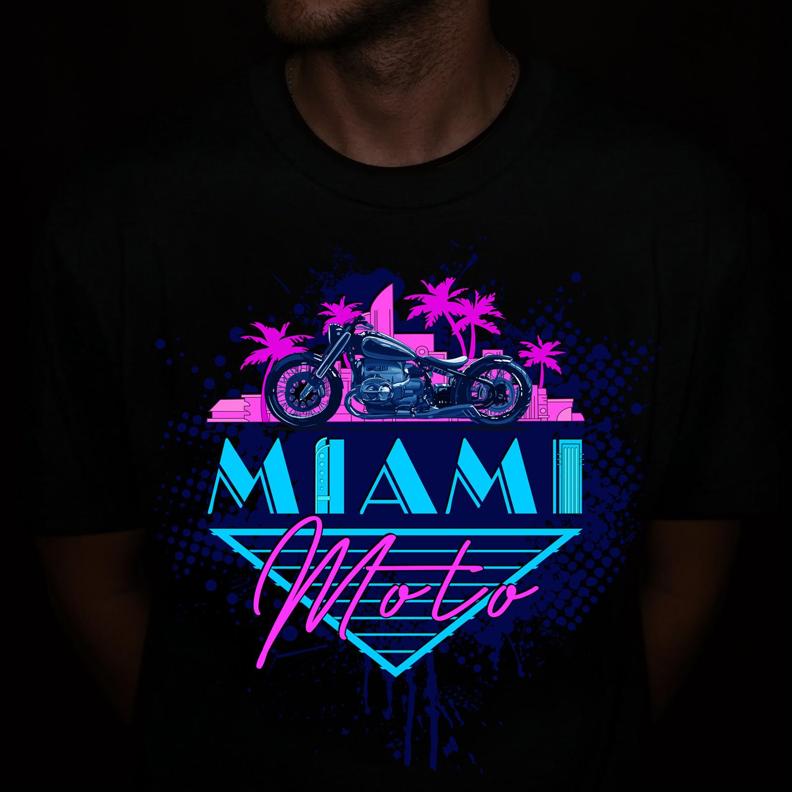 MiMo neon palms model